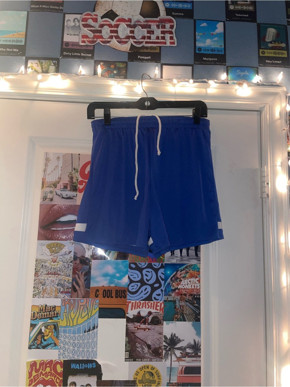 Royal Blue Athletic Shorts
